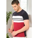 Dewberry T8593 MEN'S T-SHIRT-PLAIN NAVY BLUE Cene