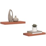  Polica na zidu 2 pcs Crvena 50 x 23 x 4 cm Konstruirano drvo | Eponuda.ba