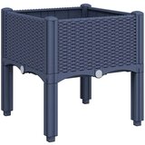  Sadilica s nogama siva 40 x 40 x 42 cm PP | shoptok.hr