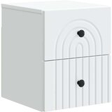  Noćni ormarić za montažu na zid 2 pcs Bijela 33 x 34 5 x 40 cm | shoptok.hr