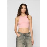 Urban Classics Women's Cropped Rib Top - 2 Pack Pink+White | shoptok.hr