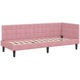 Kutni krevetni okvir s madracem 2 kom. Ružičasta 80 x 200 cm | Shoptok.si