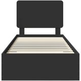  Konstrukcija postelje Črna 100 x 200 cm Konstruiran les, (5000102307) | Shoptok.si