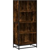  Polica za knjige dimljeni hrast 60x35x139 cm konstruirano drvo | shoptok.hr