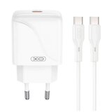 XO L141 Kućni punjač 20W Beli + Type C kabl ( 0346 ) Cene