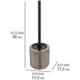 Wenko Keramična WC ščetka v srebrni barvi Rivara – | Shoptok.si