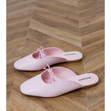 D/CEO Pink closed-toe sandals on a flat sole Matila | Shoptok.si