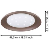 Eglo 99704 - led plafonsko svetlo penjamo LED/17,1W/230V braon | Eponuda.com