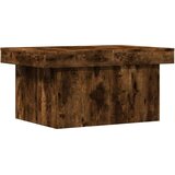 vidaXL Klubska mizica dimljeni hrast 100x55x40 cm inženirski les | Shoptok.si