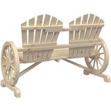  Vrtni dvosjed Adirondack od masivne jelovine | shoptok.hr