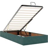 vidaXL Otomanski posteljni okvir z vzmetnicami zelen 180x200cm žamet | Shoptok.si