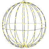 vidaXL Žogica med 384 LED 2 pcs Toplo bela 60 cm Kovina | Shoptok.si