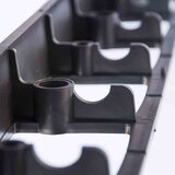 KLASEBO Črna robna obroba 6 cm x 100 cm iz reciklirane plastike fleksibilna in odporna, (5000090359) | Shoptok.si