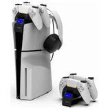 Docking station drzac iPega sa USB punjacem za 2 PS5 Slim kontrolera PG-P5S016 | ePonuda.com