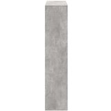 vidaXL Knjižna omara betonsko siva 100x33x156,5 cm inženirski les | Shoptok.si
