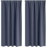  Zavjese za blackout s prstenovima 2 pcs Antracit 175 x 140 cm | Eponuda.com