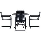 Venture Home Chios vrtni blagovaonski set, crni | shoptok.hr