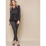Premium Blouse ONE with wide frill black | Eponuda.ba