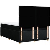  Krevet s oprugama i madracem crni 140x200 cm od tkanine | shoptok.hr