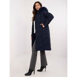 Fashionhunters Dark blue long winter jacket | Shoptok.si