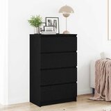  Komoda crni hrast 60x35x98,5 cm konstruirano drvo | shoptok.hr