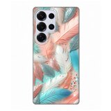  Torbica Silikonska Print za Samsung S938B Galaxy S25 Ultra Pastel Feathers Cene