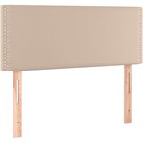  Box spring madrac LED cappuccino 90x200cm umjetna koža | shoptok.hr