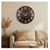 WALLXPERT dekorativni metalni zidni sat antique medium walnut | Eponuda.com