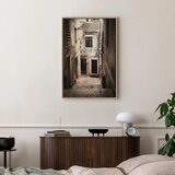  Slika - Retro Alley (1 Part) Vertical 60x90 U prirodnom drvenom okviru | shoptok.hr
