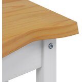  Bocni stol EKAI Bijela 50 x 50 x 45,5 cm Masivna borovina | shoptok.hr
