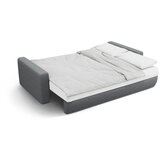 Cosmopolitan Design Siva raztegljiva sedežna garnitura s prostorom za shranjevanje 238 cm Belfast – | Shoptok.si