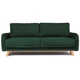 Bonami Selection Tamno zelena sklopiva/s prostorom za odlaganje sofa od samta 218 cm Tori – Cijene
