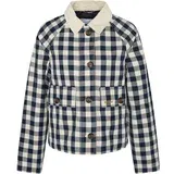 Barbour Prehodna jakna 'Maddison Cas' mornarska / kari / off-bela