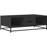 vidaXL Klubska mizica črna 100x57x35 cm inženirski les in kovina | Shoptok.si