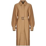 Karl Lagerfeld PLEATED TRENCH COAT Bež Cijene