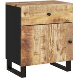  Noćni ormarić 50x33x60 masivno drvo bagrema i konstruirano drvo | shoptok.hr