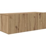 vidaXL Stenski TV kabinet s polico Drugo s shranjevanjem z vrati 4 pcs Obrtniški hrast | Shoptok.si