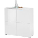 XORA omara za čevlje bela, bela, visoki sijaj | Shoptok.si