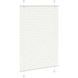 vidaXL Plisirana roleta bijela 85x150 cm širina tkanine 84,4 cm | shoptok.hr