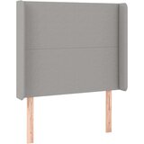  Box spring postelja z vzmetnico LED sv. siva 100x200 cm blago, (20789358) | Shoptok.si