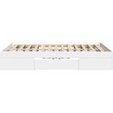  Okvir za krevet bijela 140x190 cm konstruirano drvo | shoptok.hr