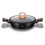 Berlinger Haus BH/1640N plitki lonec s pokrovom, 28 cm, black rose collection | Shoptok.si