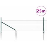  Heksagonalna ograda s stubom 25 x 0,4 m Čelik premazan PVC-om | shoptok.hr