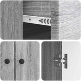  Kreveta Siva sonoma 66 x 34,5 x 90 cm Konstruirano drvo | shoptok.hr