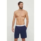 Calvin Klein Underwear Pižama kratke hlače moški, mornarsko modra barva