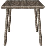  Vrtni stolić za kavu pravokutni sivi 60x40x37 cm poliratan | Eponuda.com
