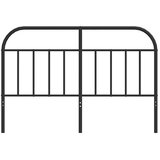  Metalno zamjensko uzglavlje crno 150 cm | shoptok.hr