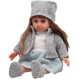  Lutka za igru u sivoj odjeći sa kapicom 36.5 cm | Shoptok.si