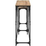  Konzolna stolica 2 pcs Umjetnički hrast 100 x 28 x 75 cm | shoptok.hr