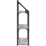  Zidna polica s 3 razine sivog hrasta sonome 60x21x78,5cm drvena | Eponuda.ba